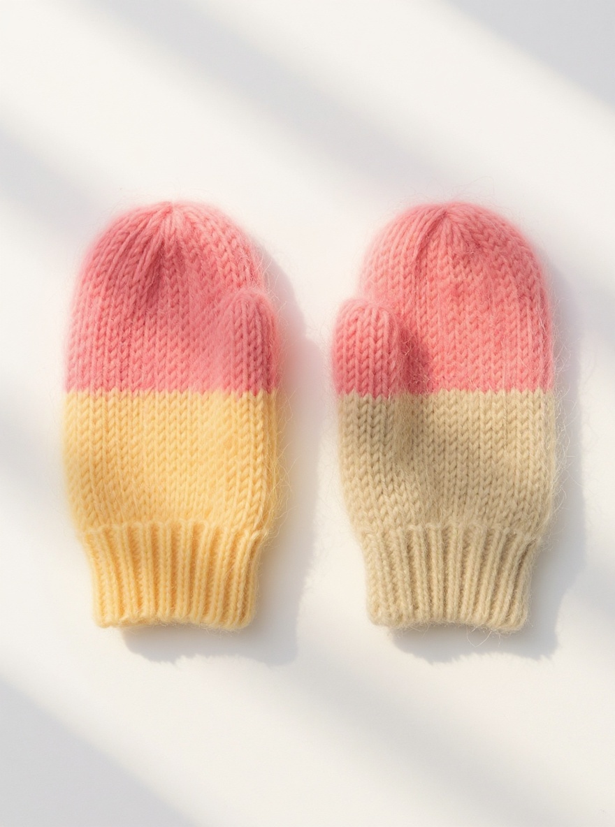 Candy Drift Rowan mitten